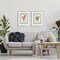 Stupell Industries Cottage Botanical Story 2pc Framed Print Under Glass Set, design by Lee Ann Sanders